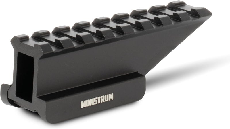 Monstrum Store تركيب رiser Picatinny مع قاعدة توقف الارتداد | 8 فتحات 3.5 بوصة - Image 1